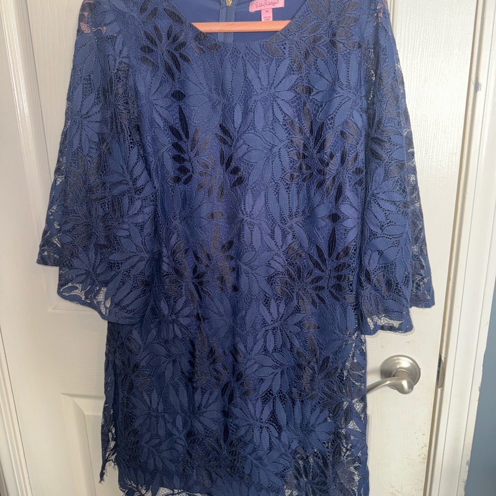 Lilly Pulitzer Blue Lace Romper